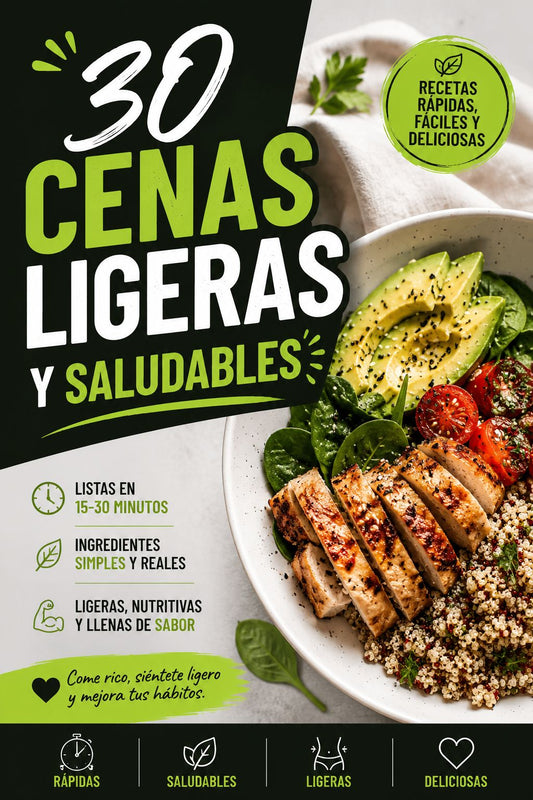 30 Cenas Ligeras y Saludables